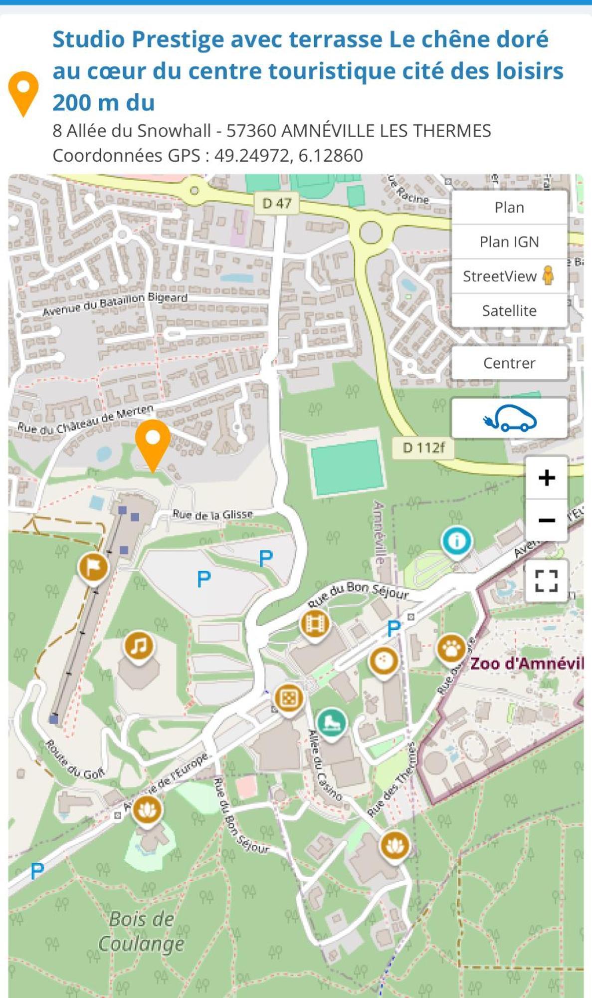 Studio Prestige Avec Terrasse Le Chene Dore Au Coeur Du Centre Touristique Cite Des Loisirs 200 M Du Galaxie,Face Au Snowworld Parking Gratuit Privatif Amnéville Eksteriør bilde